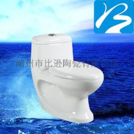 潮州比逊卫浴陶瓷-节水型连体座便器