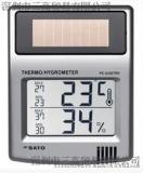 日本佐藤SATO温湿度计PC-5200TRH太阳能数字温湿度计